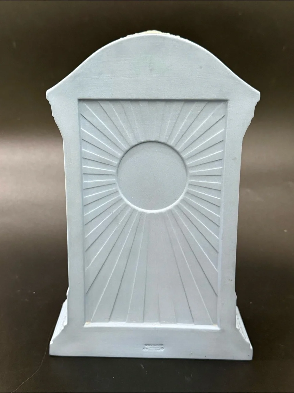 Vintage Y2K 2000 WEDGWOOD Blue Jasperware Millennium Mantel Clock Made England